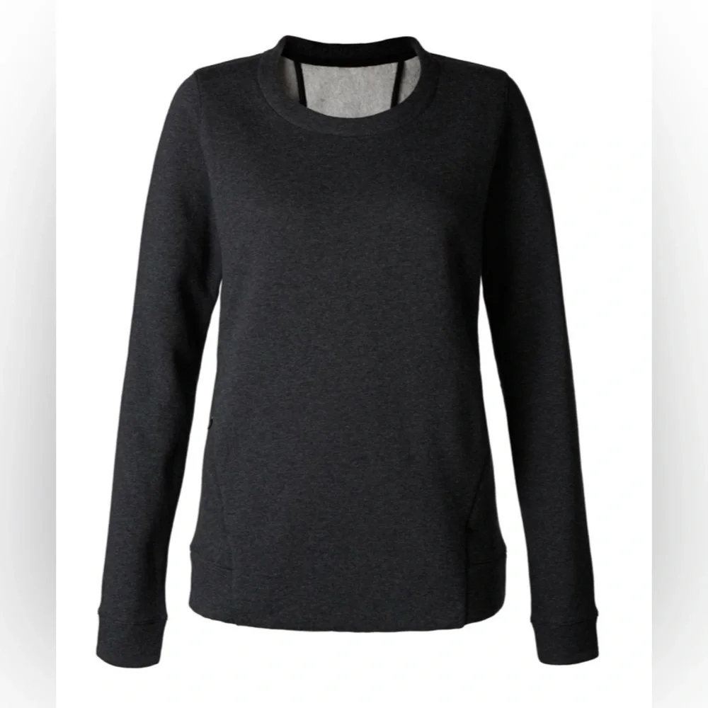 Lululemon & go Endeavor Cut Out Long Sleeve Sweater Pullover